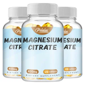 Magnesium Citrate Capsules - Supports Muscle, Nervous System, Bone, Heart Health and Energy - 120 Capsules