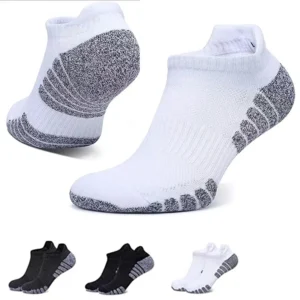 3 Pairs Professional Running Sports Fitness Ankle Socks Men's Towel Socks Outdoor Sports Short Socks Men And women